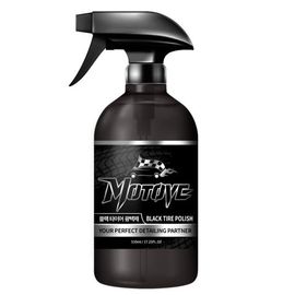 [MOTOVE] Black Tire Polish 510ml – Restores Browned Tires to Like-New, Silicone Oil Coating for Deep Gloss, Protection, and Moisturizing Care - Made in Korea